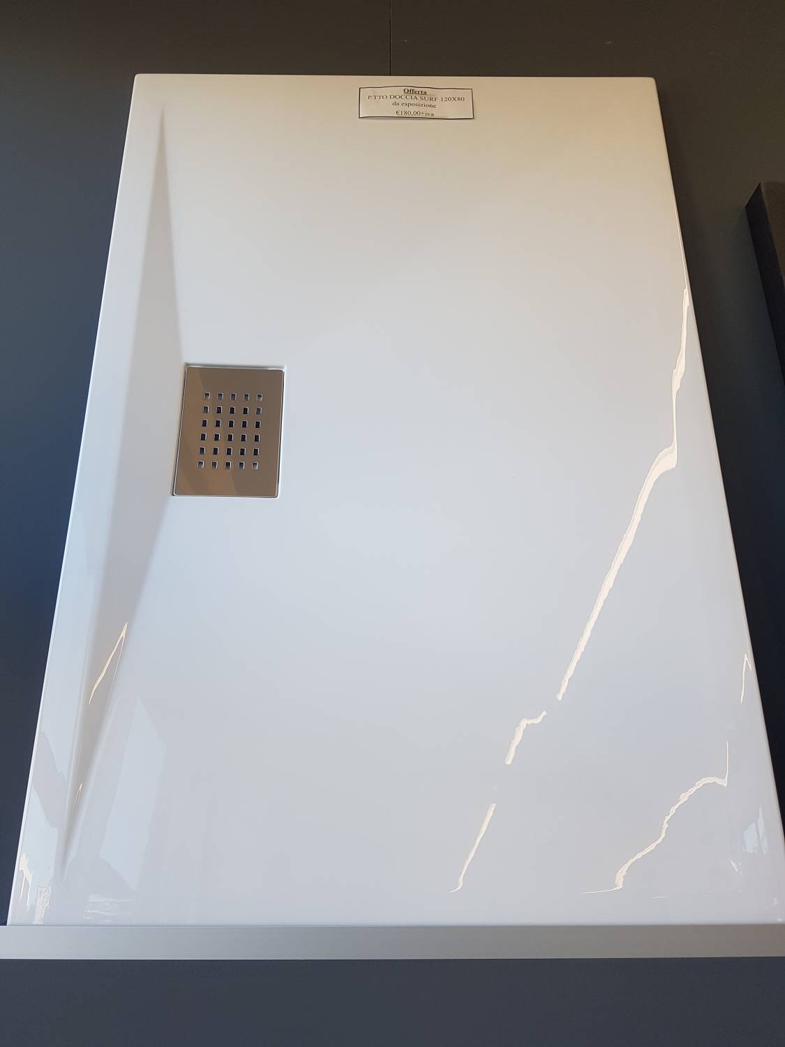 Piatto Doccia 90x120 In Acrilico Altezza Ultraslim | Asteios - 5
